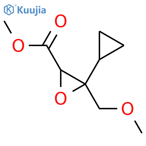Methyl 3-cyclopropyl-3-(methoxymethyl)oxirane-2-carboxylate structure