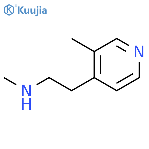 methyl2-(3-methylpyridin-4-yl)ethylamine structure