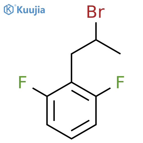2-(2-bromopropyl)-1,3-difluorobenzene structure