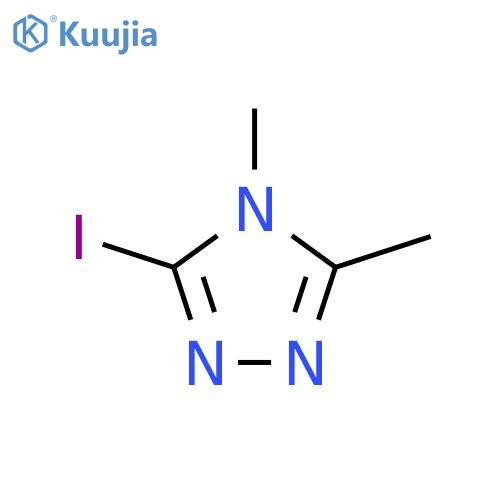 3-Iodo-4,5-dimethyl-1,2,4-triazole structure