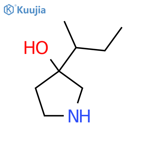 3-(Butan-2-yl)pyrrolidin-3-ol structure