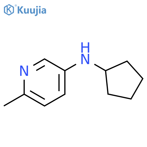 3-Pyridinamine, N-cyclopentyl-6-methyl- structure