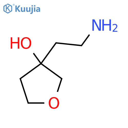 3-(2-Aminoethyl)oxolan-3-ol structure