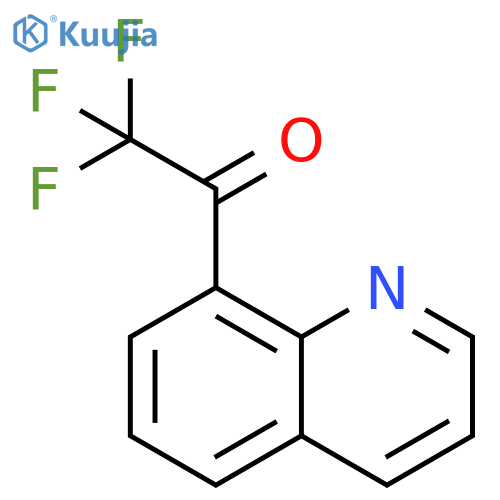 2,2,2-trifluoro-1-(quinolin-8-yl)ethan-1-one structure