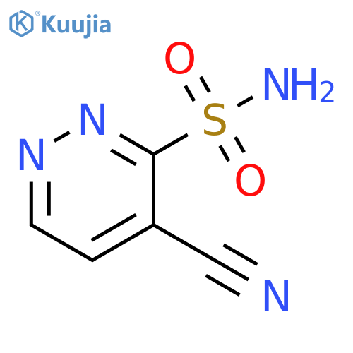 4-CYANOPYRIDAZINE-3-SULFONAMIDE structure