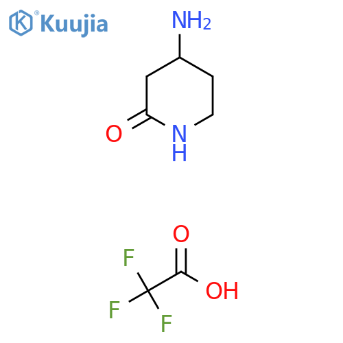 4-aminopiperidin-2-one trifluoroacetate structure