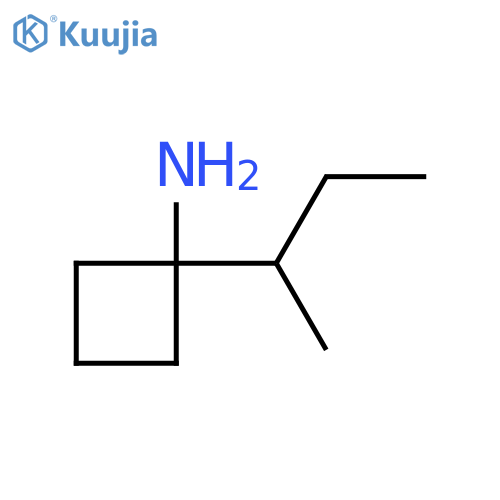 1-(butan-2-yl)cyclobutan-1-amine structure