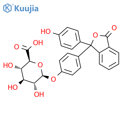 Phenolphthalein b-D-Glucuronide (~90%) structure