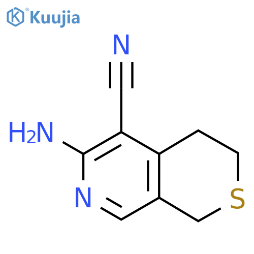 6-Amino-1H,3H,4H-thiopyrano[3,4-c]pyridine-5-carbonitrile structure
