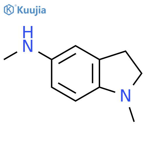 N,1-dimethyl-2,3-dihydro-1H-indol-5-amine structure