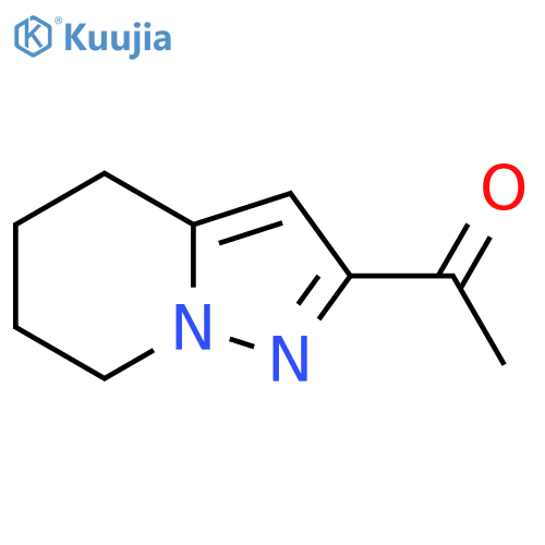 1-{4H,5H,6H,7H-pyrazolo1,5-apyridin-2-yl}ethan-1-one structure