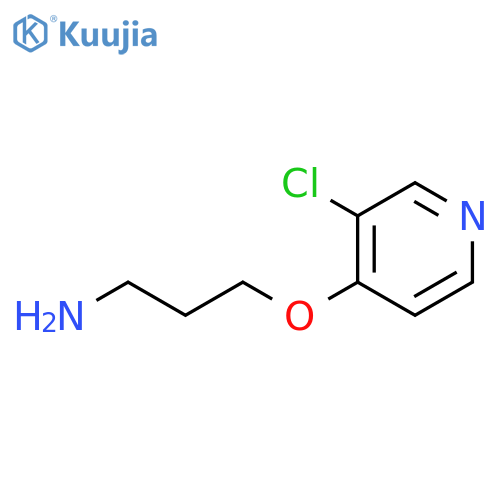 3-(3-chloropyridin-4-yl)oxypropan-1-amine structure