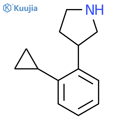 3-(2-cyclopropylphenyl)pyrrolidine structure