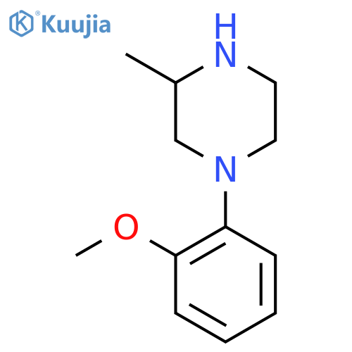1-(2-methoxyphenyl)-3-methylpiperazine structure