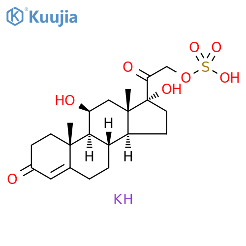 Cortisol 21-Sulfate Potassium Salt structure