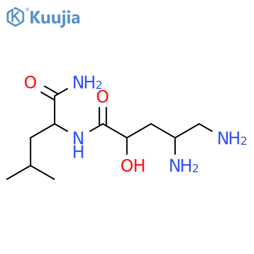 N-(4,5-Diamino-2-hydroxypentanoyl)leucinamide structure