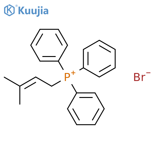 (3-Methyl-2-butenyl)triphenyl-phosphonium Bromide structure