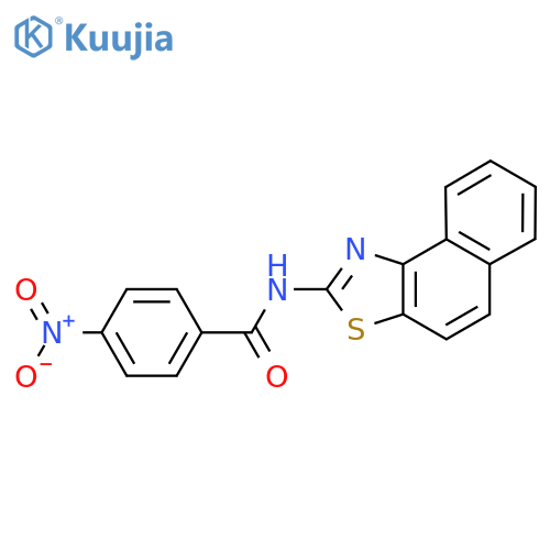 N-{naphtho[1,2-d][1,3]thiazol-2-yl}-4-nitrobenzamide structure