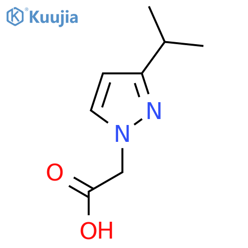 2-[3-(propan-2-yl)-1H-pyrazol-1-yl]acetic acid structure