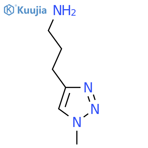 3-(1-methyl-1H-1,2,3-triazol-4-yl)propan-1-amine structure