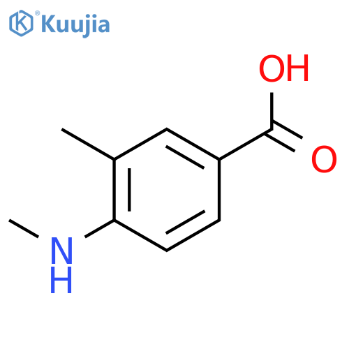 Benzoic acid, 3-methyl-4-(methylamino)- structure