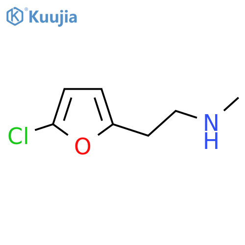 2-(5-chlorofuran-2-yl)ethyl(methyl)amine structure