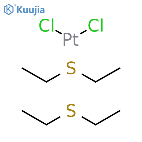dichlorobis[1,1'-thiobis[ethane]]platinum structure