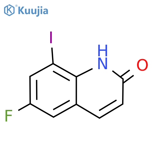 6-fluoro-8-iodoquinolin-2(1H)-one structure