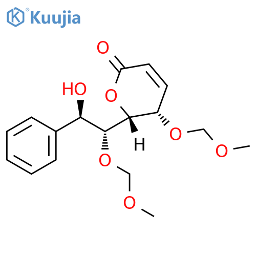 D-xylo-Hept-2-enonic acid, 2,3-dideoxy-4,6-bis-O-(methoxymethyl)-7-C-phenyl-, δ-lactone, (7R)- structure