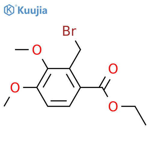 Ethyl 2-(bromomethyl)-3,4-dimethoxybenzoate structure
