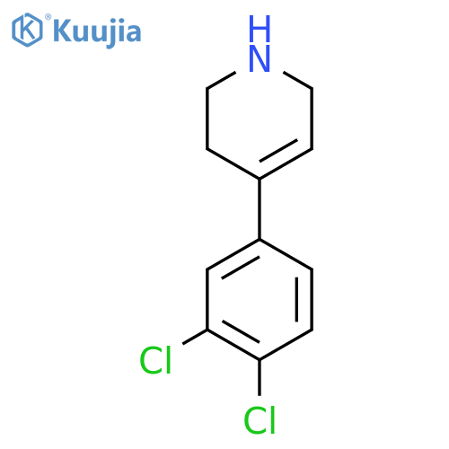 4-(3,4-Dichlorophenyl)-1,2,3,6-tetrahydropyridine structure