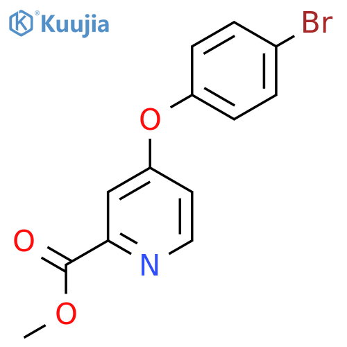 Methyl 4-(4-bromophenoxy)pyridine-2-carboxylate structure