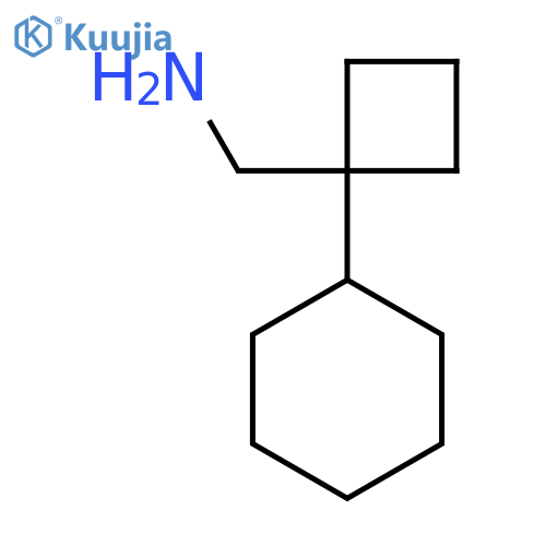 1-(1-cyclohexylcyclobutyl)methanamine structure