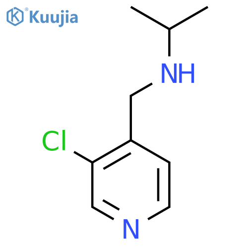 [(3-Chloropyridin-4-yl)methyl](propan-2-yl)amine structure
