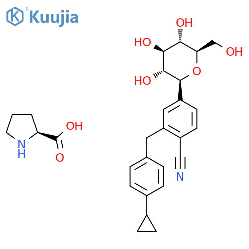 Velagliflozin proline structure
