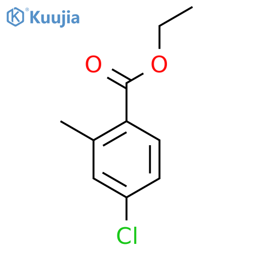 Ethyl 4-chloro-2-methylbenzoate structure