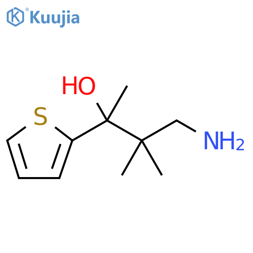 2-Thiophenemethanol, α-(2-amino-1,1-dimethylethyl)-α-methyl- structure