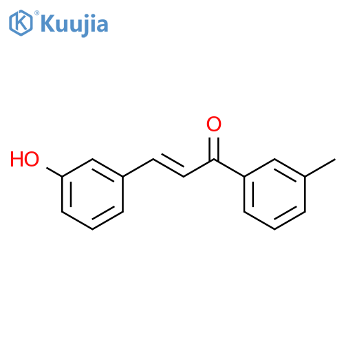 2-Propen-1-one,1-(3-hydroxyphenyl)-3-(3-methylphenyl)-, (2E)- structure