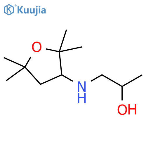 1-(2,2,5,5-tetramethyloxolan-3-yl)aminopropan-2-ol structure