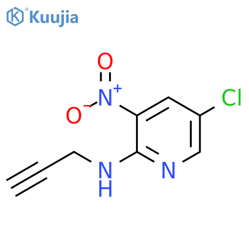 2-Pyridinamine, 5-chloro-3-nitro-N-2-propyn-1-yl- structure