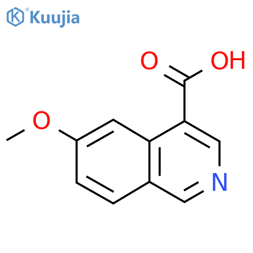6-Methoxyisoquinoline-4-carboxylic acid structure