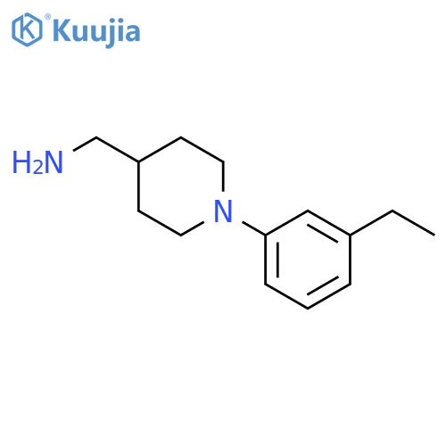 3-ethyl-N-(piperidin-4-yl)methylaniline structure