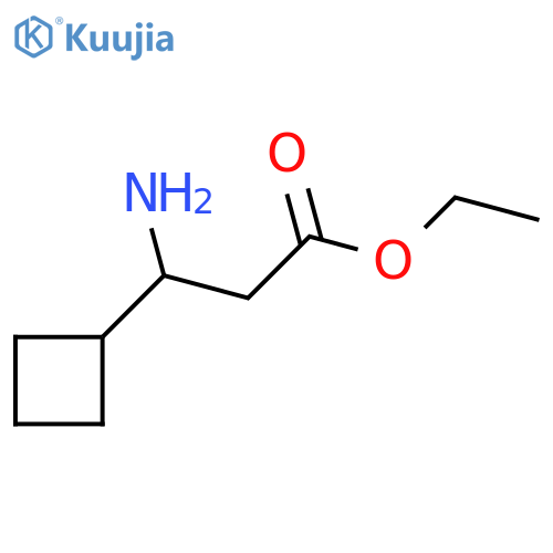 Ethyl 3-amino-3-cyclobutylpropanoate structure