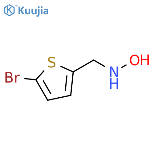 N-(5-bromothiophen-2-yl)methylhydroxylamine structure