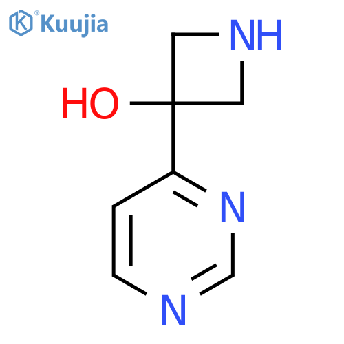 3-(pyrimidin-4-yl)azetidin-3-ol structure