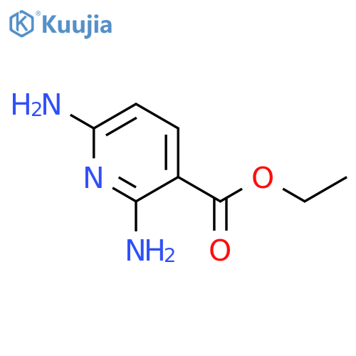 3-Pyridinecarboxylic acid, 2,6-diamino-, ethyl ester structure