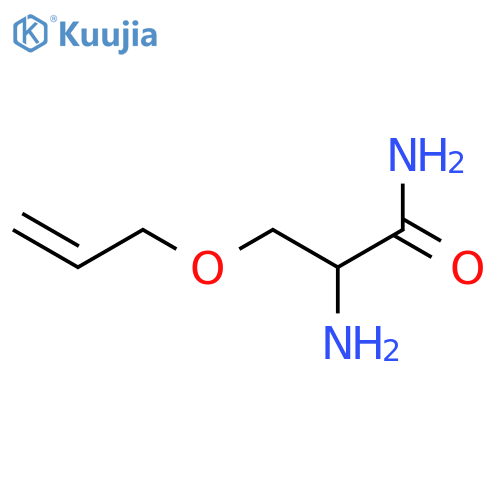 2-Amino-3-(prop-2-en-1-yloxy)propanamide structure