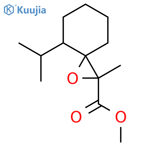 Methyl 2-methyl-4-propan-2-yl-1-oxaspiro[2.5]octane-2-carboxylate structure