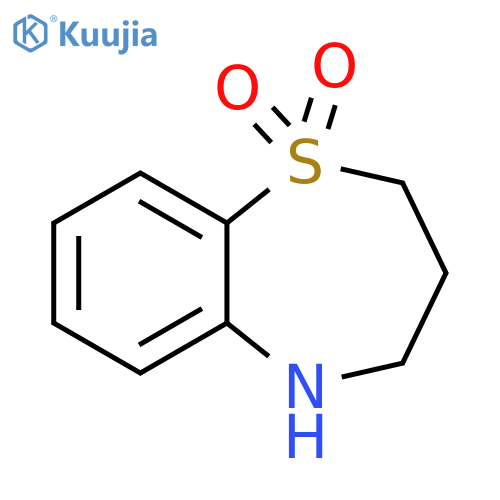 2,3,4,5-tetrahydro-1lambda6,5-benzothiazepine-1,1-dione structure