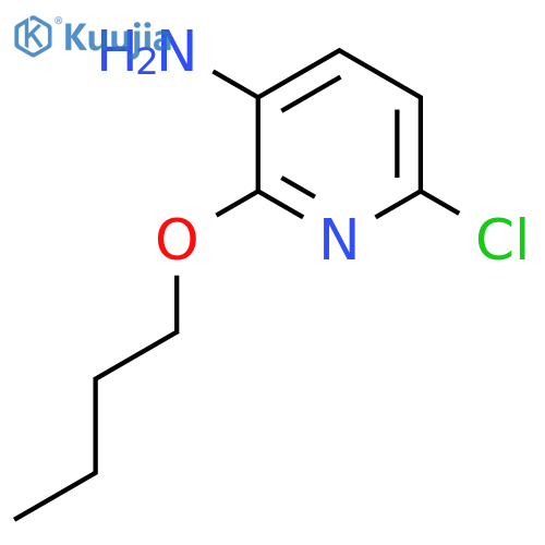 2-butoxy-6-chloropyridin-3-amine structure